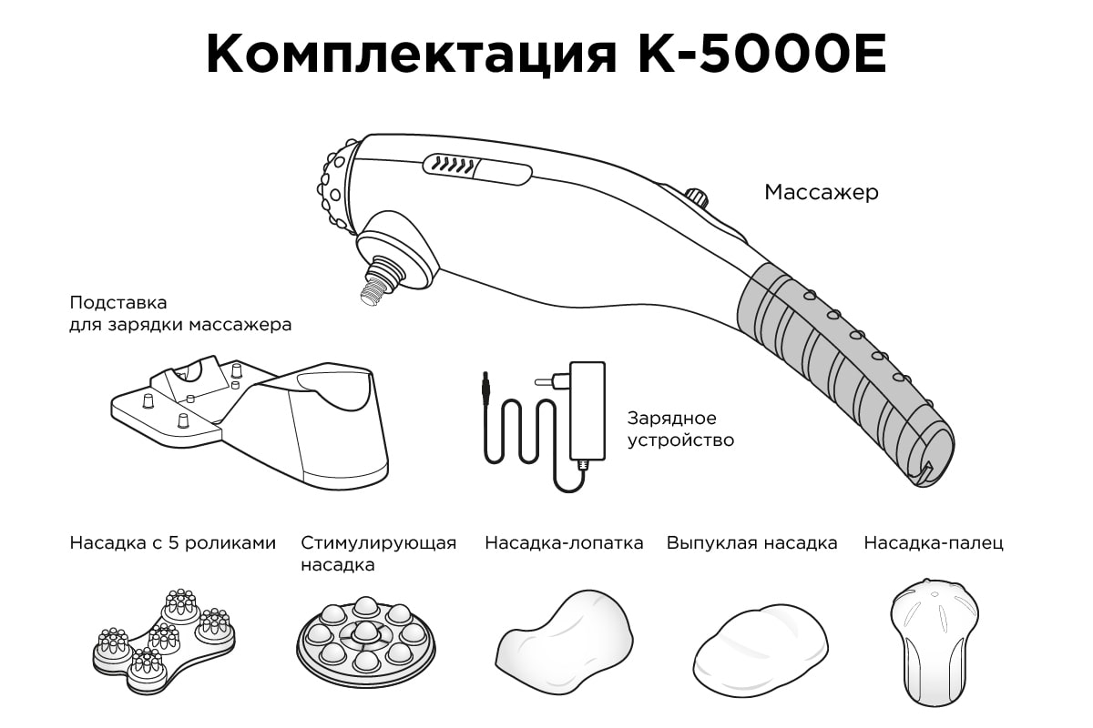 Массажер для тела WelbuTech K-5000E (портативный)