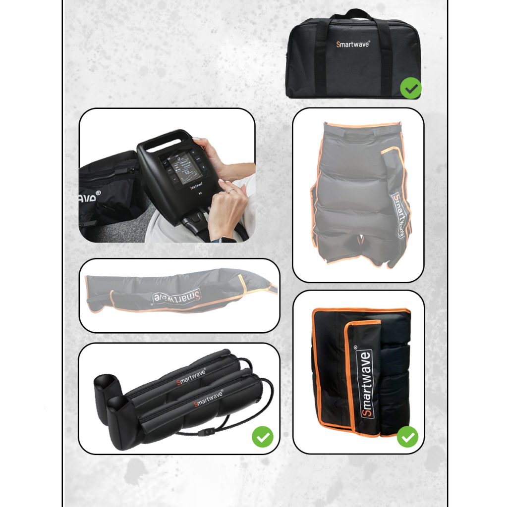 Лимфодренажный аппарат Smartwave 401 (манжеты на ноги) + пояс XL