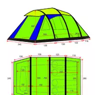 Палатка MOOSE outdoors 2050 H E L