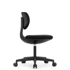 Эргономичное кресло Falto Rookie (регулируемая спинка, ткань, чёрный)