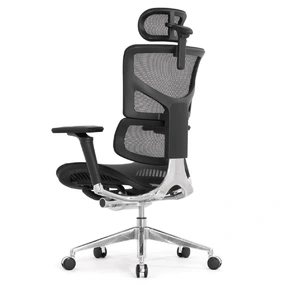 Эргономичное кресло Falto Sail 2 (динамичный поясничный упор, подлокотники 6D (360), сетка, чёрный)